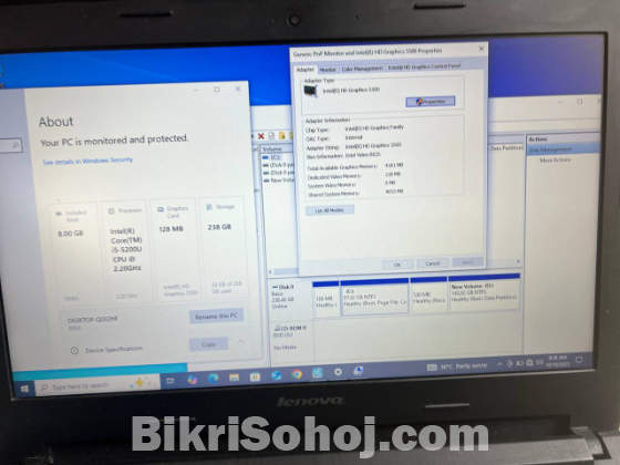 Lenovo, Core i5 ,256GB SSD, 8gb-Ram, 5th Gen, 14
